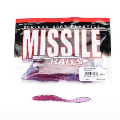 Missile Baits MBBS4-PNKL Bomb Shot 4&quot; bait based on the popular D Bomb