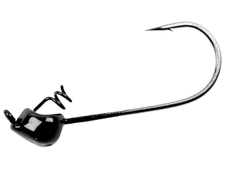 Missile Baits MBWL14-BLK Warlock Jighead, 1/4 oz, 3/0 Hook, Black