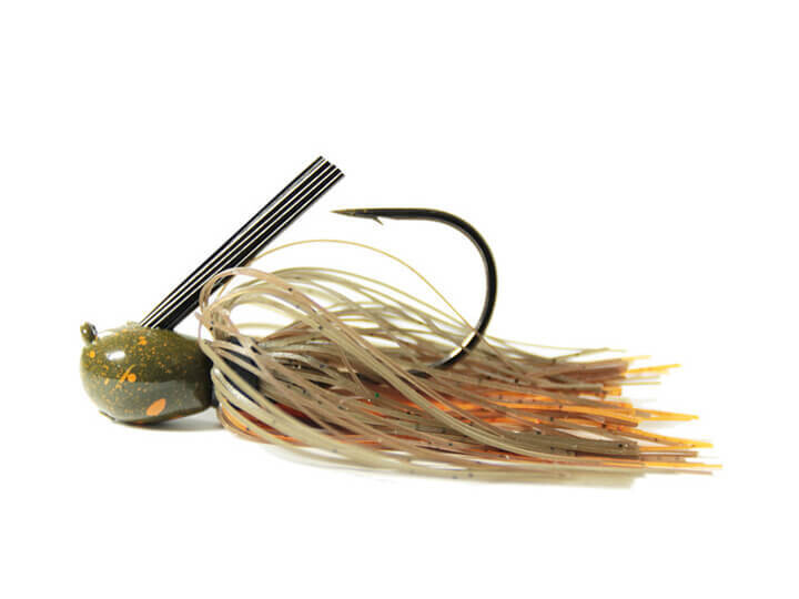 Missile Baits MJMF12-BPP Ike&#39;s Mini Flip Jig, 1/2 oz, 4/0 Hook, Brown