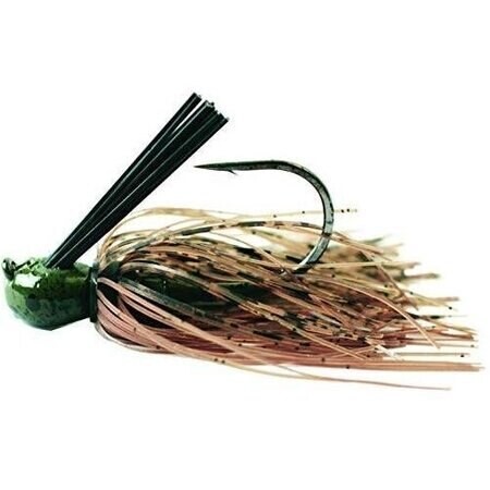 Missile Baits MJMF12-GP Ike&#39;s Mini Flip Jig, 1/2 oz, 4/0 Hook, Green