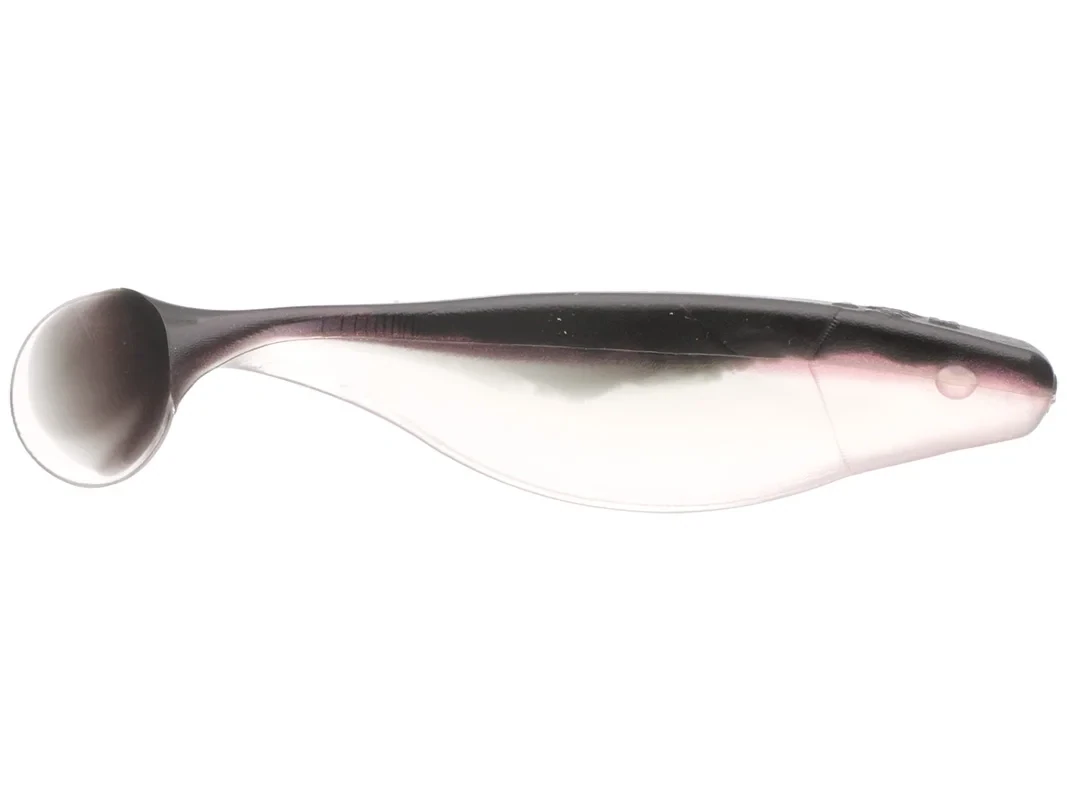 Mister Twister 4SA10-31 Sassy Shad Swimbait, 4", 3/8 oz, White Pearl/Black Back, 10/Pack
