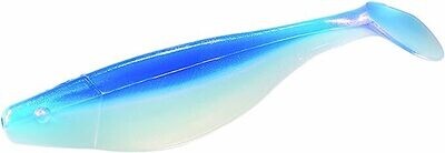 Mr Twister 3SA10-51 Sassy Shad 3" White Pearl/Blue Back 10Pk