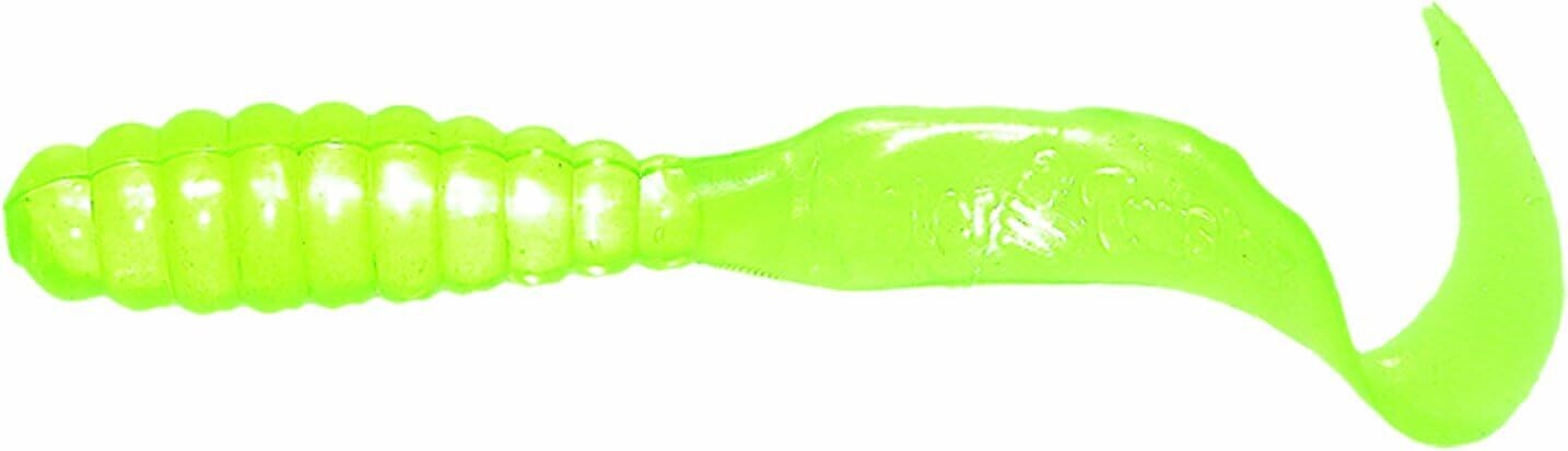 Mr Twister MTSF20-10 Meeny Tail 3" Chartreuse 20Pk