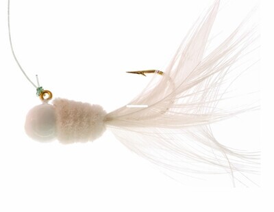 Mr. Crappie Slab Daddy Jig, 1/32 oz, White, 3/Pack