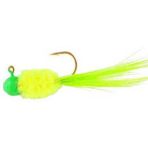 Mr. Crappie SD2D-711 Slab Daddy Jig 1/16 oz, Chartreuse/Lime Parrot