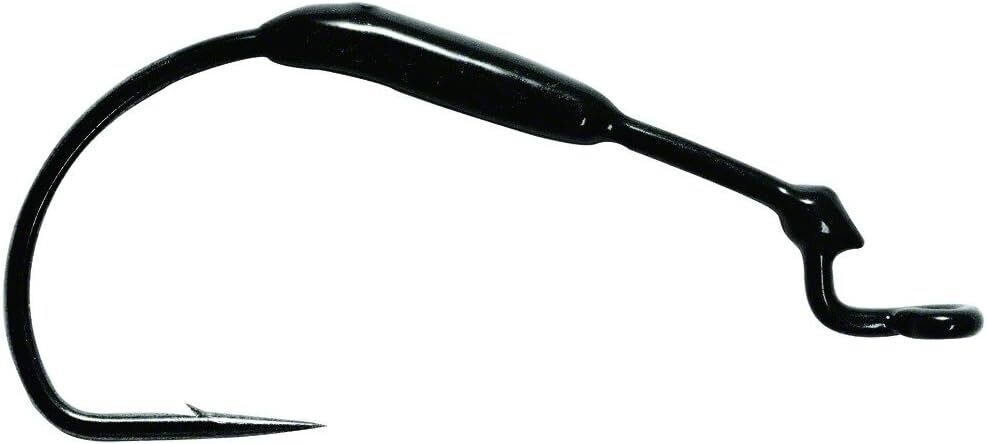 Mustad 38101NP-BN-5/0-5U Ultrapoint Grip-Pin KVD WormHook, Size 5/0