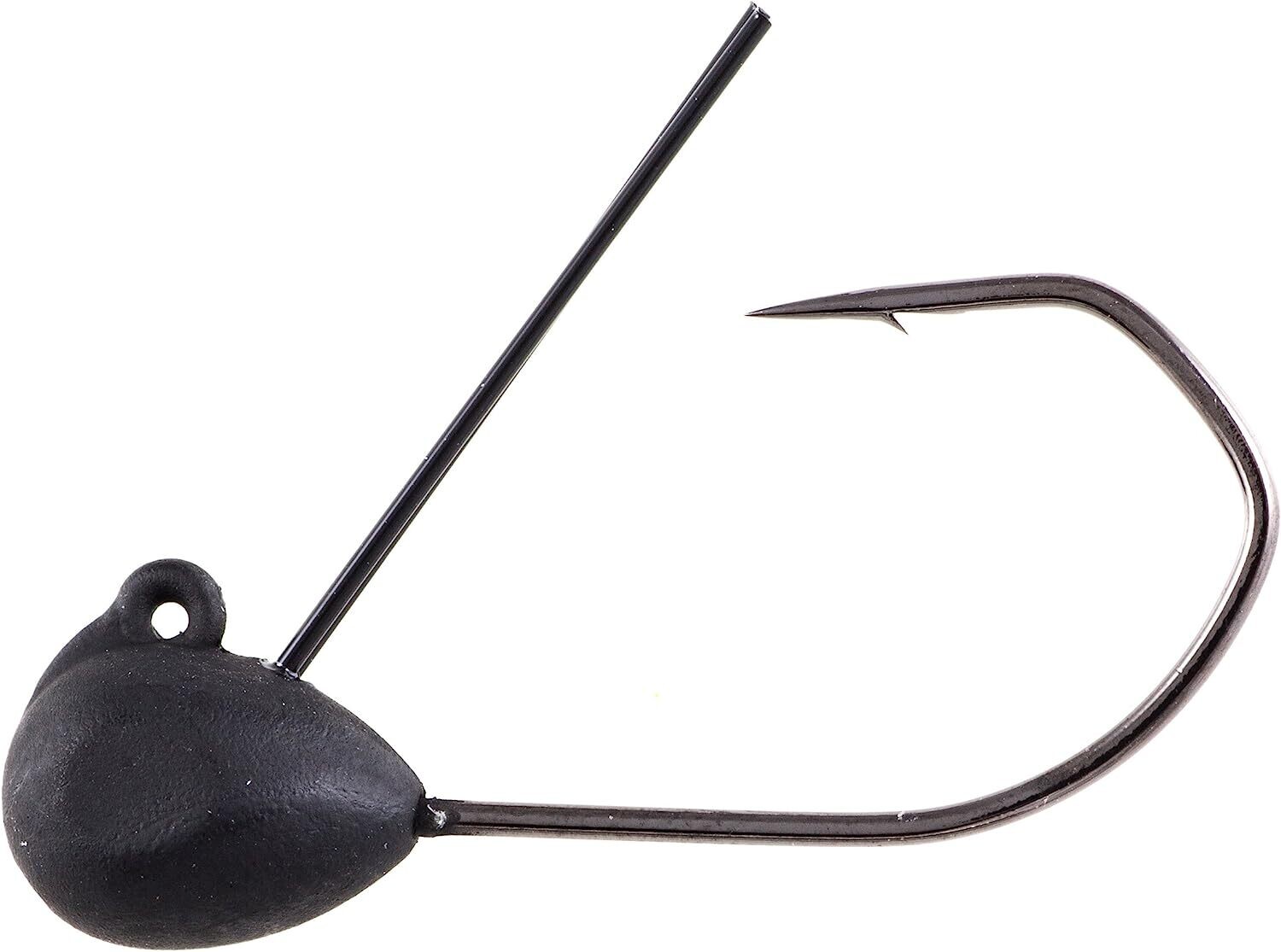 Owner  Ultrahead Wacky Jighead, 1/8 oz, 1/0 Hook, Black