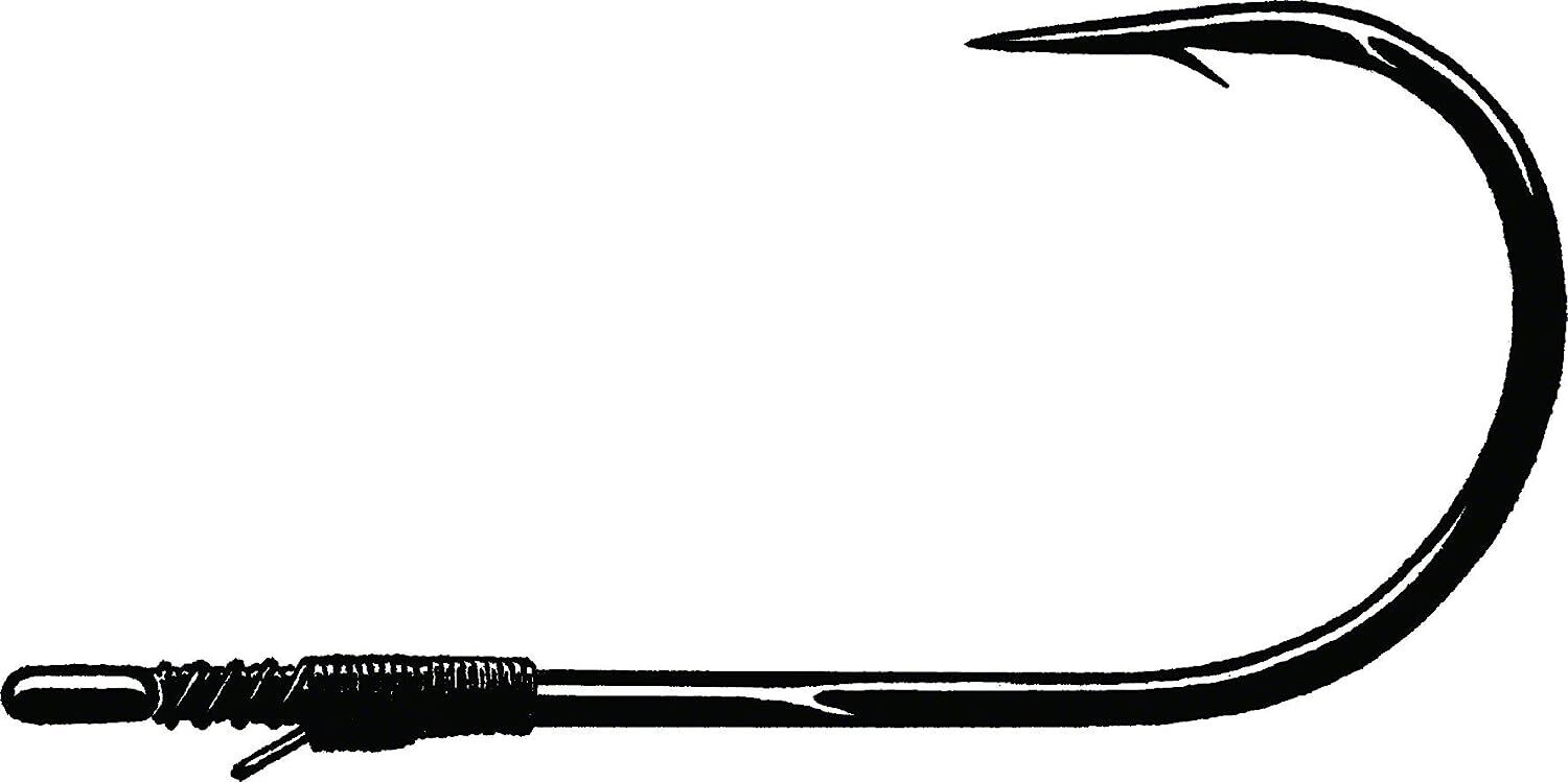 Owner 4100-156 Jungle Flipping Hook Size 5/0, Needle Point, Heavy Wire