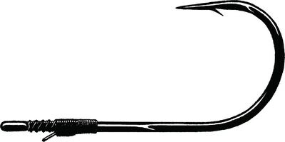 Owner 4100-146 Jungle Flipping Hook Size 4/0, Needle Point, Heavy Wire