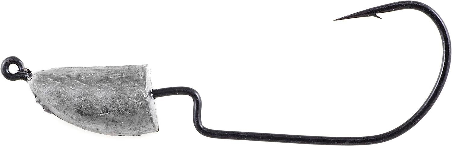 Owner 5146-038 Ultrahead Bullet Jighead, 3/16 oz, 1/0 Hook, Black