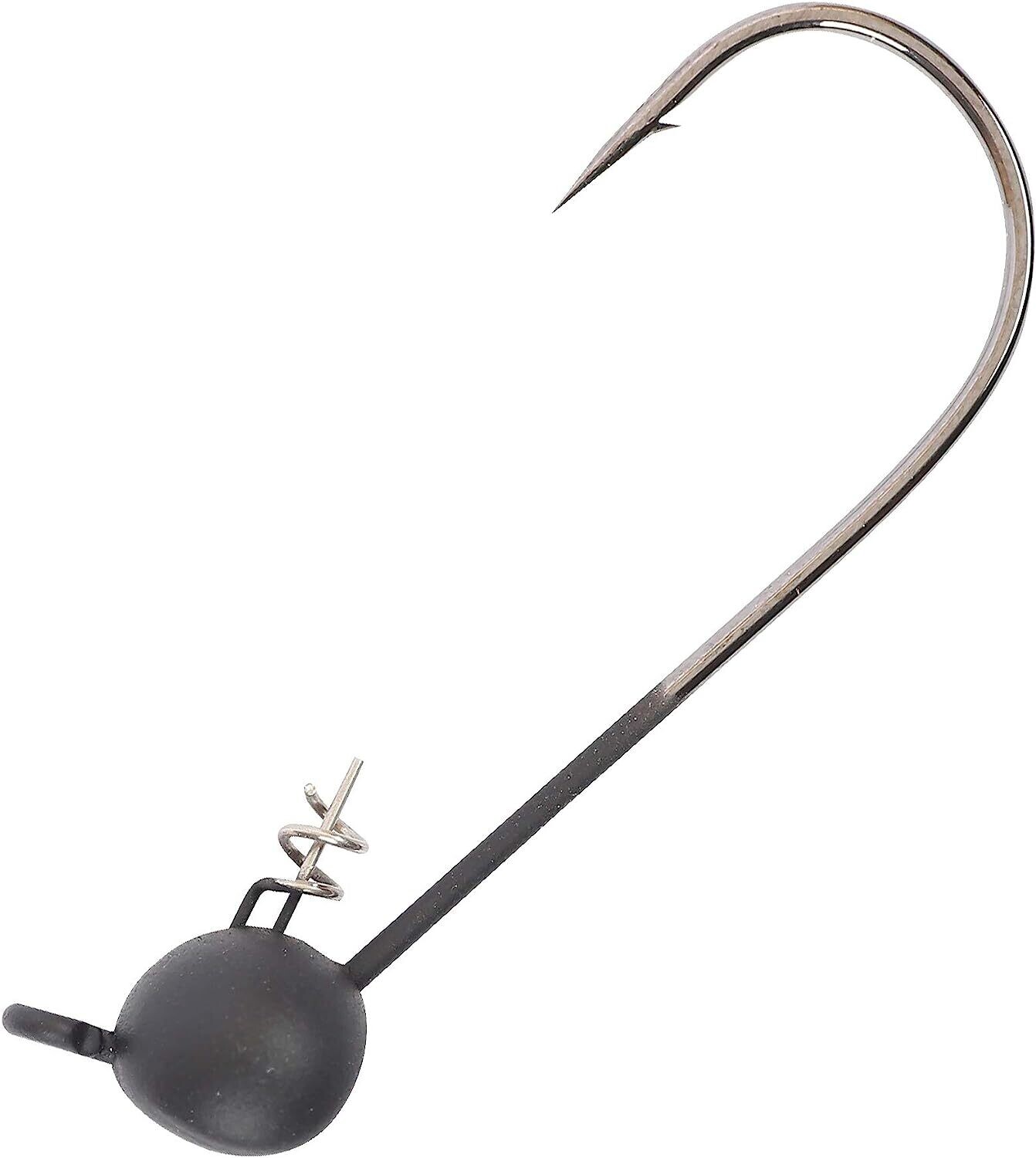 Owner 5151-044 Ultrahead Shaky Jighead, 1/4 oz, 4/0 Hook, Black