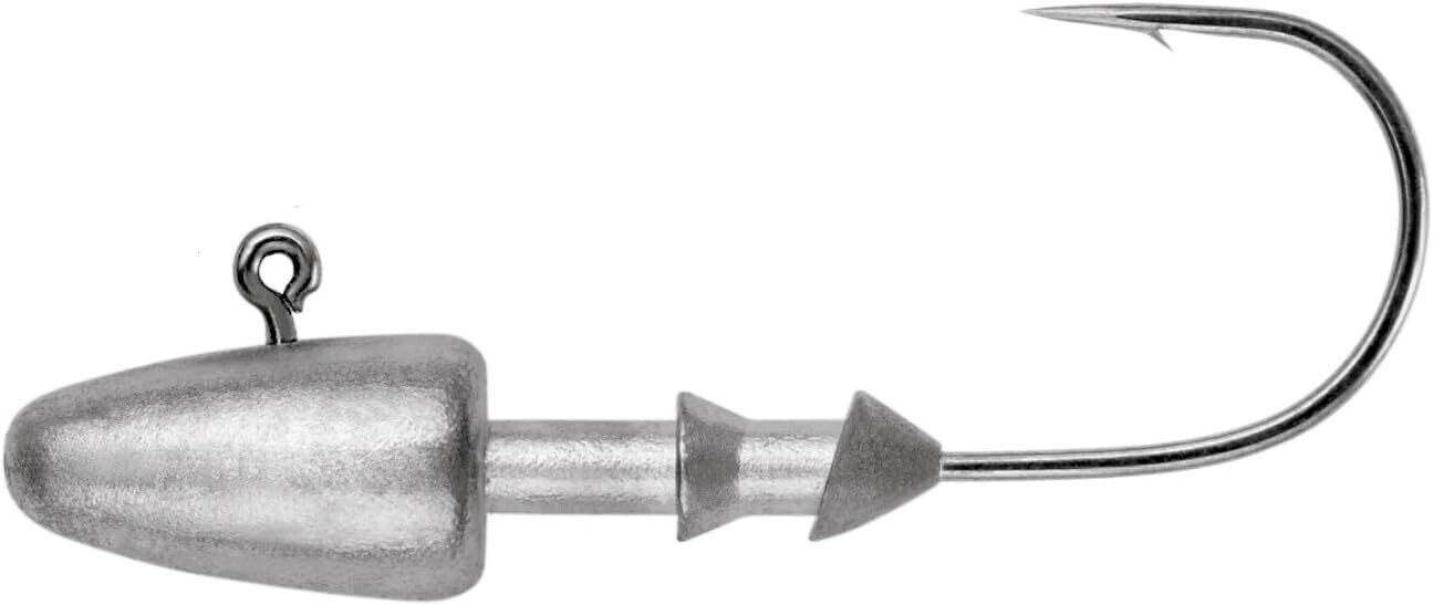 Owner 5147-048 Ultrahead Darter Jighead, 1/4 oz, 2/0 Hook, Black