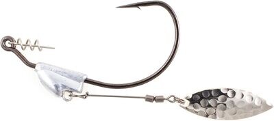 Owner 5164-033 Flashy Swimmer Bass Hook with Centering-Pin Spring