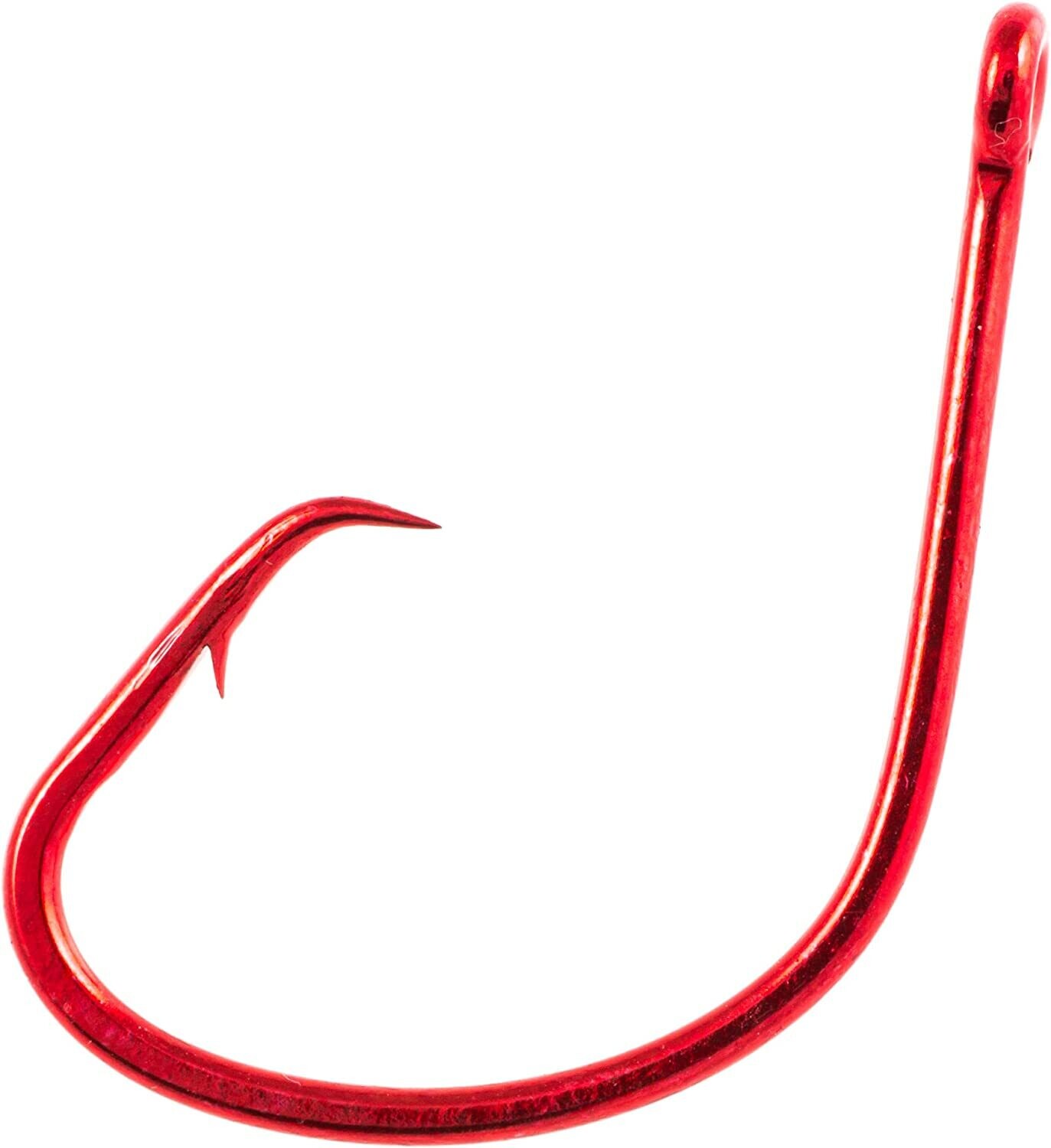 Owner 5114-143 Mutu Light Circle Hook Sz 4/0 Red 6175