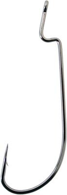 Owner Oversize Worm Size 11/0 Black Chrome 4pk