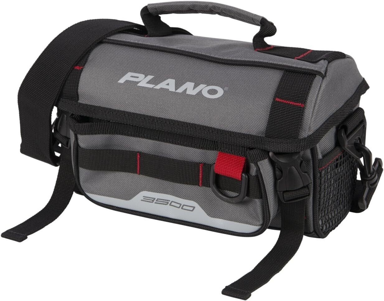 Plano 3600 Size Softsider Tackle bag, w/ 2-3600's, Grey