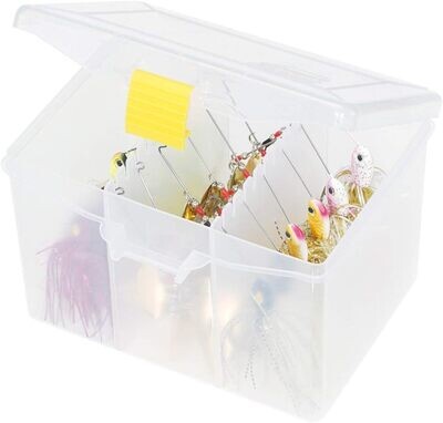 Plano Spinner Bait w/Removable Racks Clear