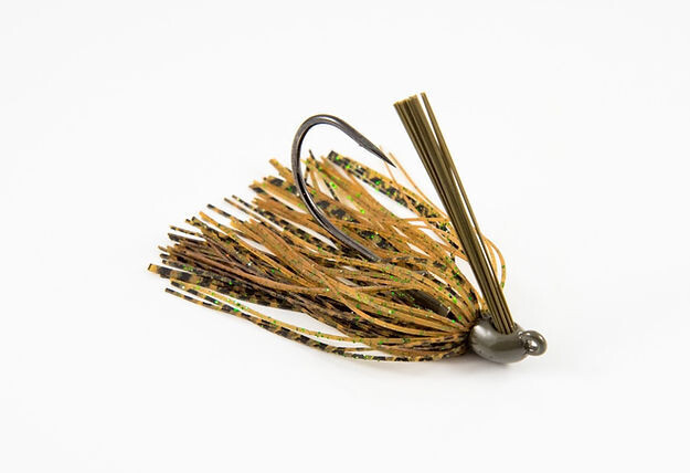 Queen Swim Jig 3/4 oz Green Pumpkin Green