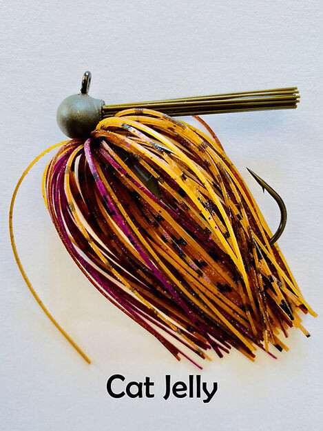 Queen Tungsten Football Jig 1/2 oz  Cat Jelly  (PBJ)