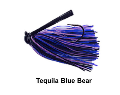 Queen Tungsten Football Jig 3/4 oz Tequilla Blue (Black, Blue, Purple)