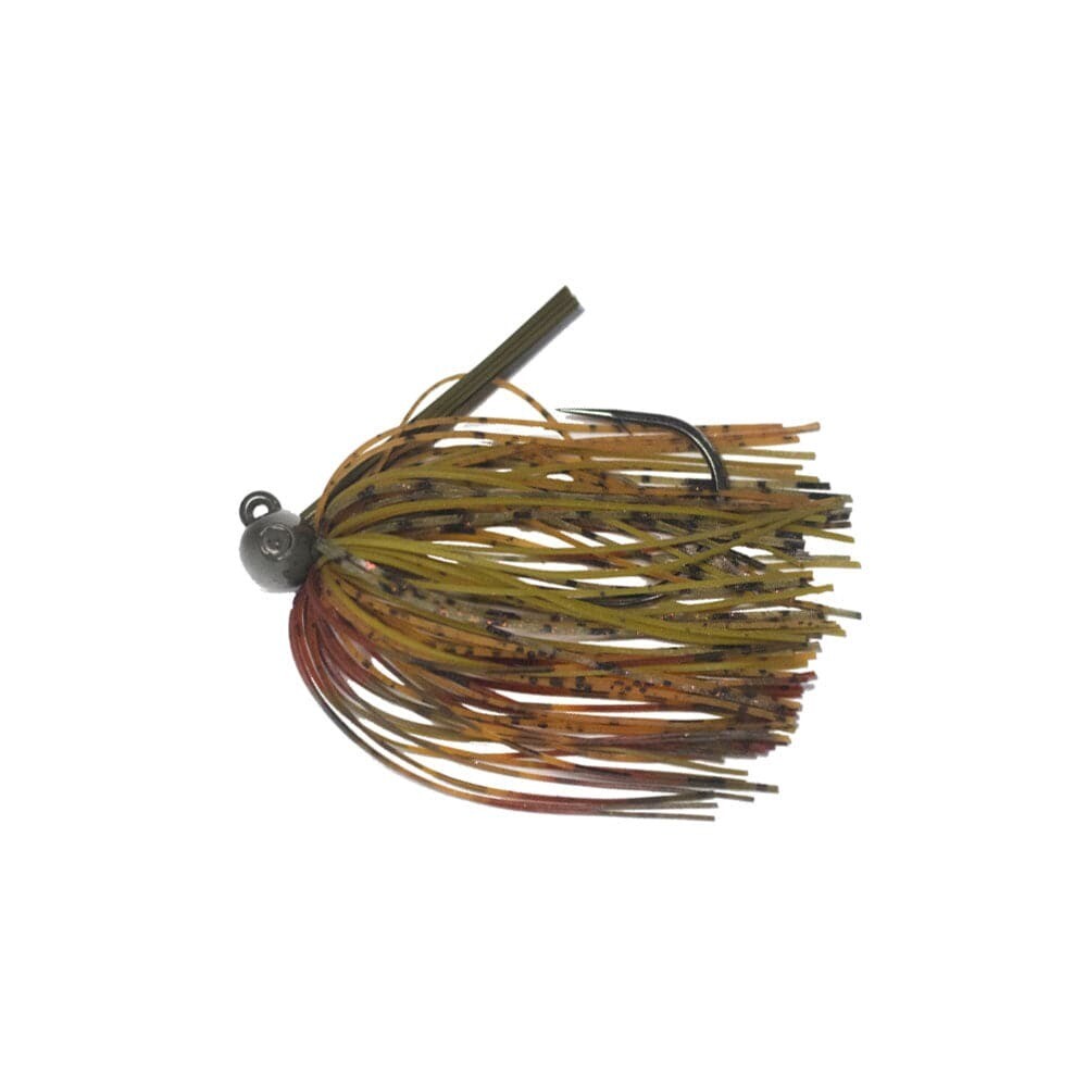 Queen Tungsten Hammerhead Jig 1/2oz - Fire Gill (Green, Orange, Red)