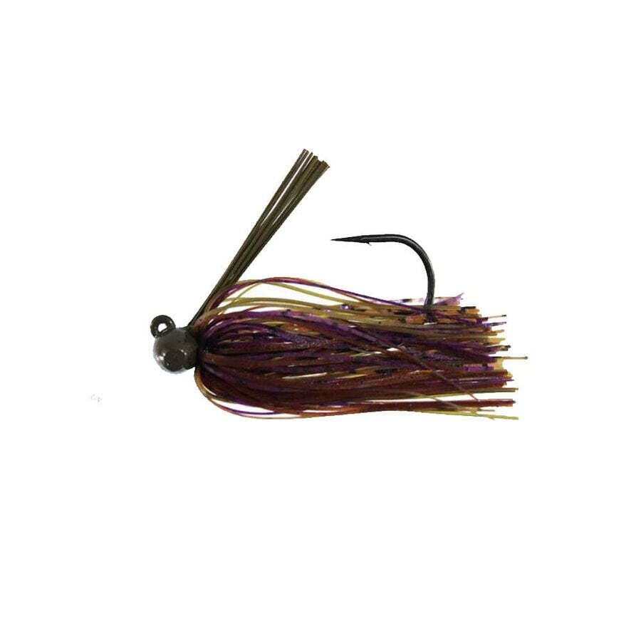 Queen Tungsten Hammerhead Jig 3/4 oz - Green Jelly (Green &amp; Purple)