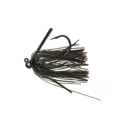 Queen Tungsten Hammerhead Jig 1/2oz - Gator Green (Greenpumpkin)