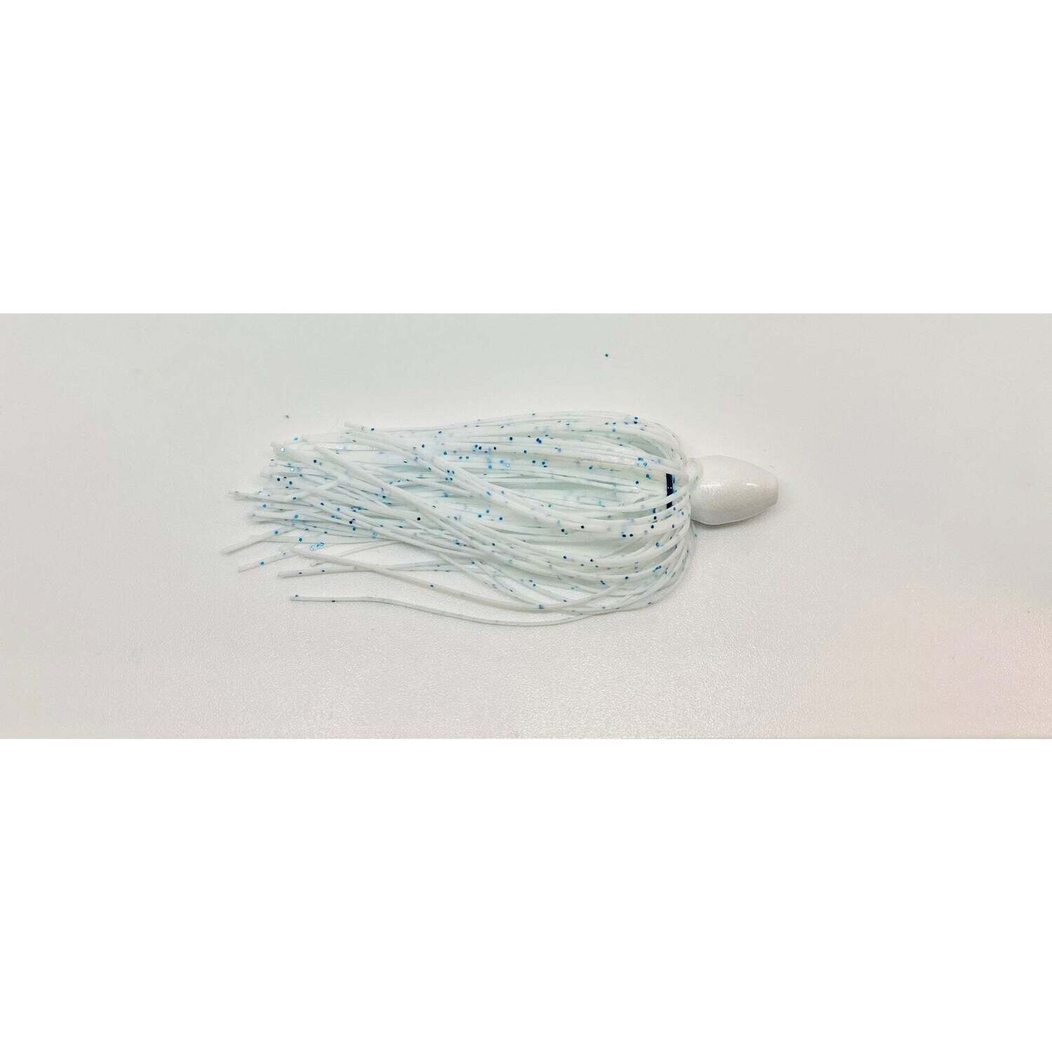 Queen Tungsten Punch Skirt 1 oz   White Blue Speckles  (White with blue flake)