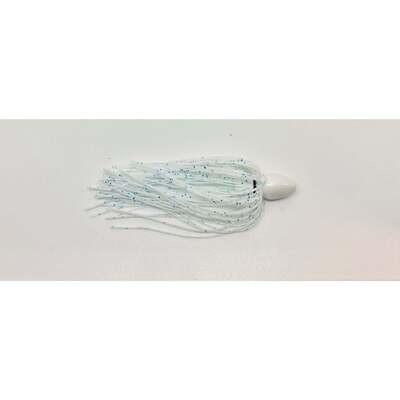 Queen Tungsten Punch Skirt 1 oz White Blue Speckles (White with blue flake)