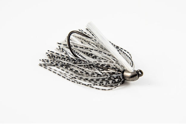 Queen Tungsten Swim Jig 3/8oz - Gizzard (White &amp; Silver)