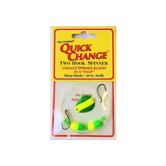 Quick Change WS15 Single Hook 60" Crawler Harness, #2  Colo Blade, Green/Chart