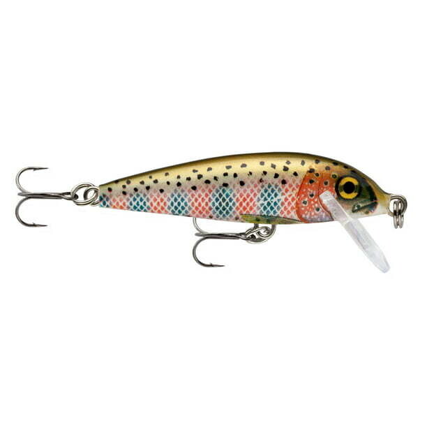 Rapala  CountDown Lure, 2&quot; 3/16 oz, Rainbow Trout, Sinking
