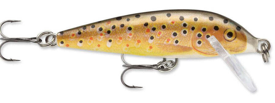 Rapala  CountDown Lure, 2 3/4&quot;, 1/4 oz, Brown Trout, Sinking