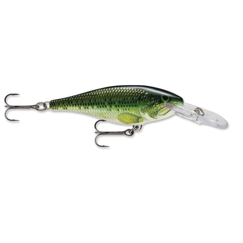 Rapala 06 Shad Rap Crankbait, 2 1/2&quot;, 1/4 oz, Baby Bass