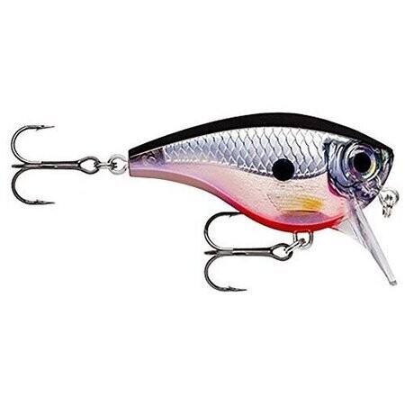 Rapala BX Big Brat 6 Squarebill  6, 2-3/4&quot;, 3/4 Oz., 6&#39; Running Depth, Blue Ghost