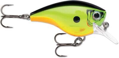 Rapala BX Big Brat 6 Squarebill Crankbait  2-3/4&quot;, 3/4 Oz. Chartreuse Shad
