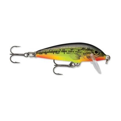 Rapala CD07FMN CountDown Lure, 2 3/4&quot;, 1/4 oz, Fire Minnow, Sinking