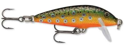 Rapala CD05FMN CountDown Lure, 2&quot; 3/16 oz, Fire Minnow, Sinking