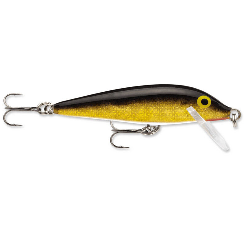 Rapala CD09G CountDown Lure, 3 1/2&quot; 7/16 oz, Gold, Sinking