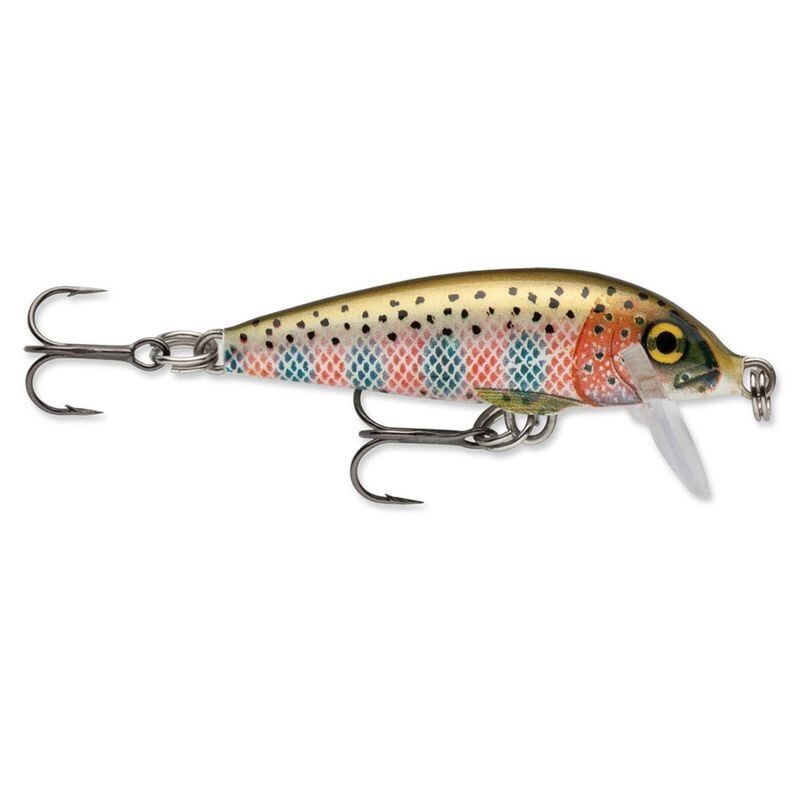 Rapala CD09RT CountDown Lure, 3 1/2&quot;, 7/16 oz, Rainbow Trout