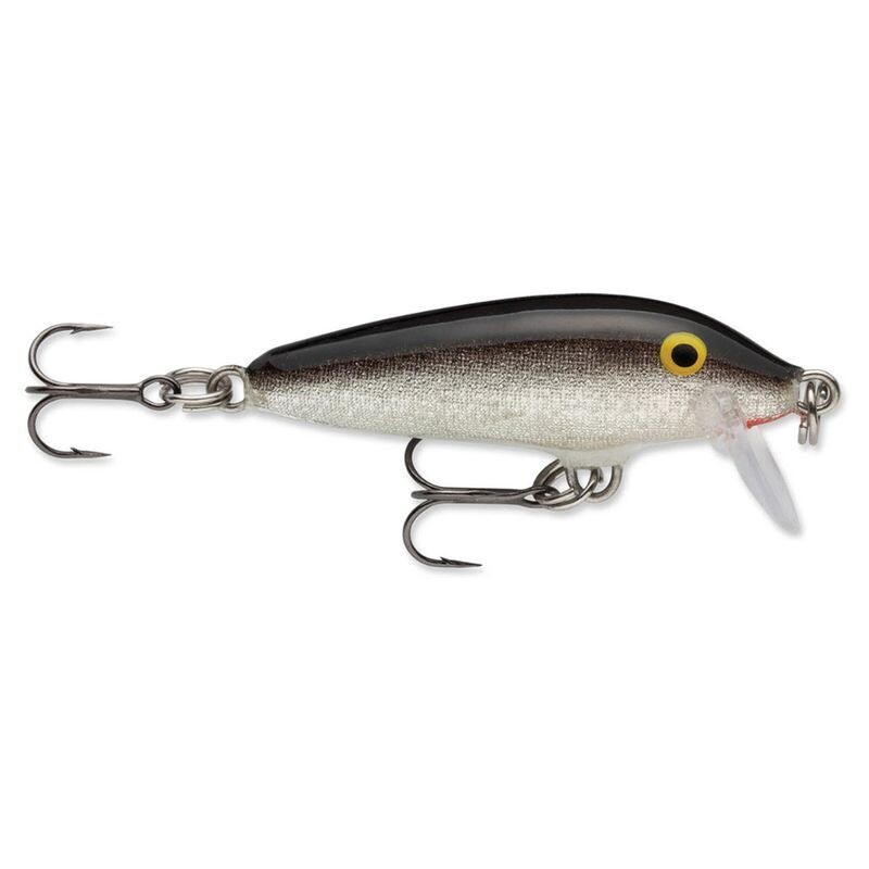 Rapala CD09S CountDown Lure, 3 1/2&quot; 7/16 oz, Silver, Sinking