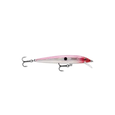Rapala HJ08GPCL Husky Jerk, 3 1/8&quot;, 1/4 oz, Glass Pink Clown, Suspending
