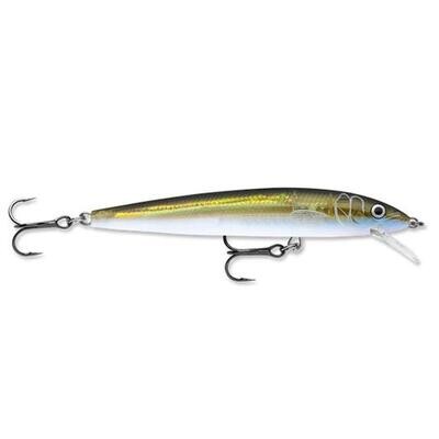 Rapala HJ10OGH Husky Jerk, 4&quot;, 3/8 oz, Olive Ghost, Suspending
