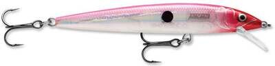 Rapala HJ10GPCL Husky Jerk, 4&quot;, 3/8 oz, Glass Pink Clown, Suspending