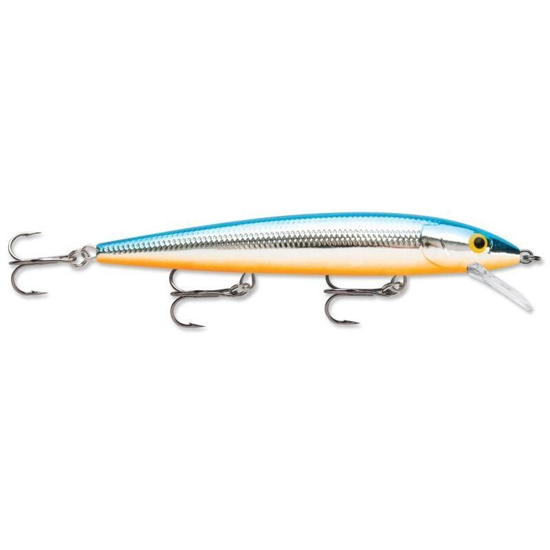 Rapala HJ10SB Husky Jerk, 4&quot;, 3/8 oz, Silver Blue, Suspending
