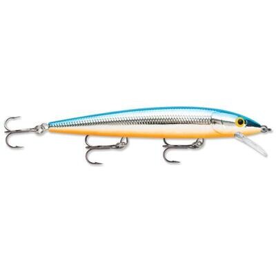 Rapala HJ10SB Husky Jerk, 4&quot;, 3/8 oz, Silver Blue, Suspending