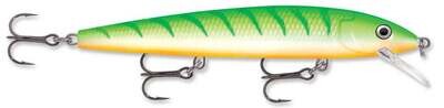 Rapala HJ12GTU Husky Jerk, 4 3/4&quot; 7/16 oz, Green Tiger UV, Suspending