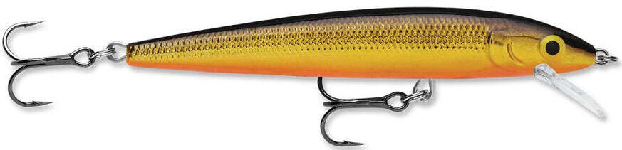 Rapala Husky Jerk, 4 3/4&quot; 7/16 oz, Gold, Suspending