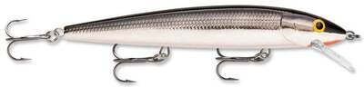 Rapala HJ12S Husky Jerk, 4 3/4&quot; 7/16 oz, Silver, Suspending	