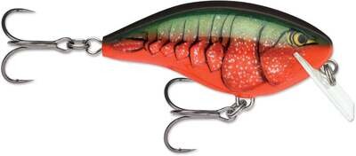 Rapala OGR05RCW OG Rocco 05, 3/8 oz, Running Depth 5&#39;, #4 Treble Hooks, Red Crawdad